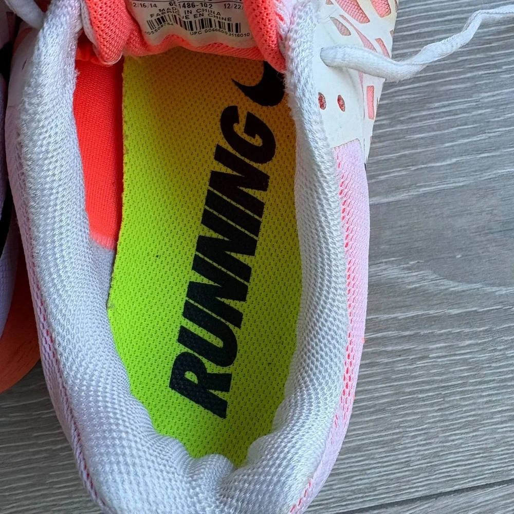 Nike Air Zoom Pegasus 31 Womens Bright Mango Orange Pink Running Shoes Size 8.5‎